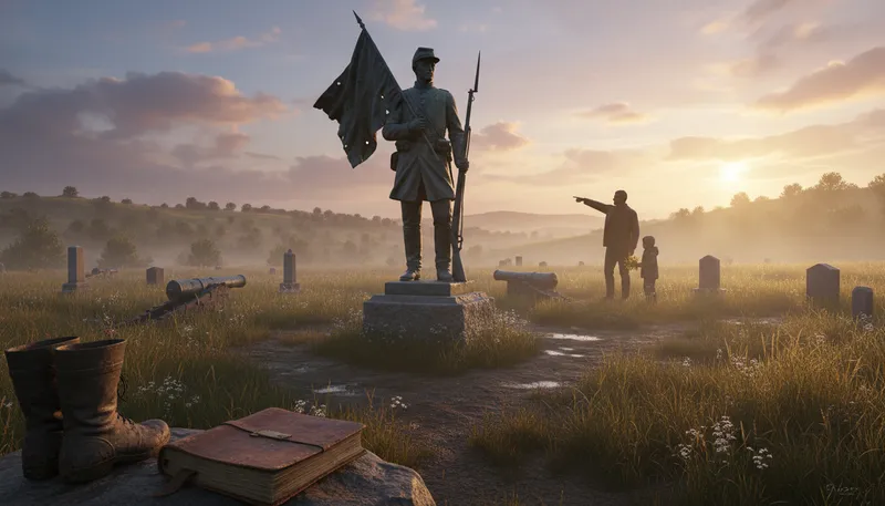 Illustration of gettysburg: a significant battle in American history