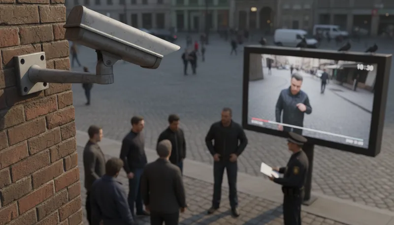 Illustration of the camera never lies: photos reveal the truth without bias.