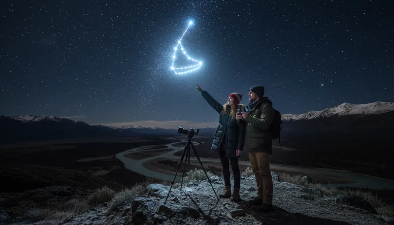 Illustration of carina: constellation located in the southern sky.