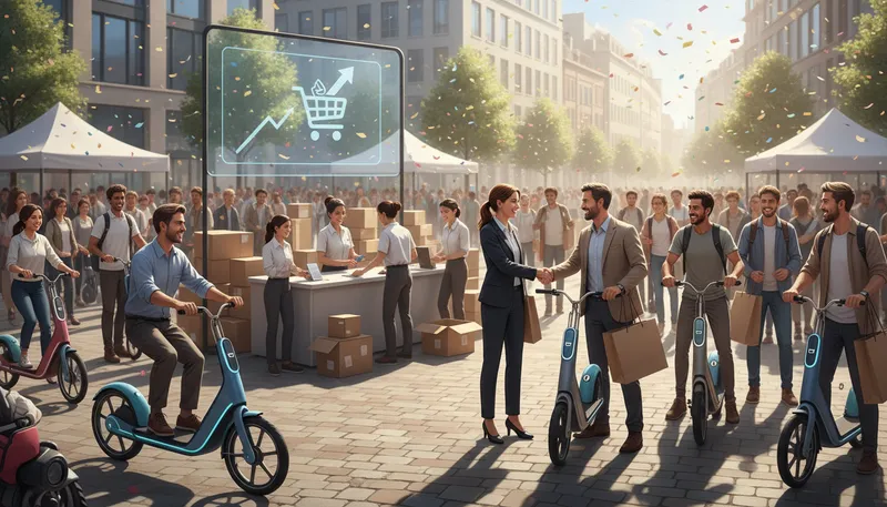 Illustration of commercially: for profit