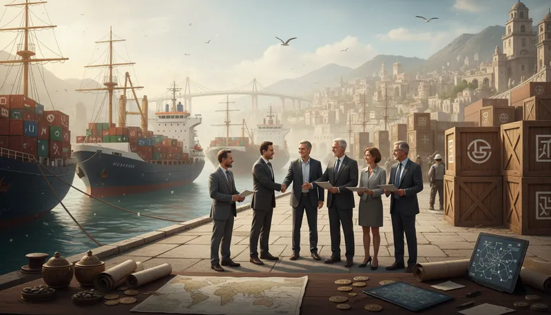 Illustration of alliance: A union formed for mutual benefit.