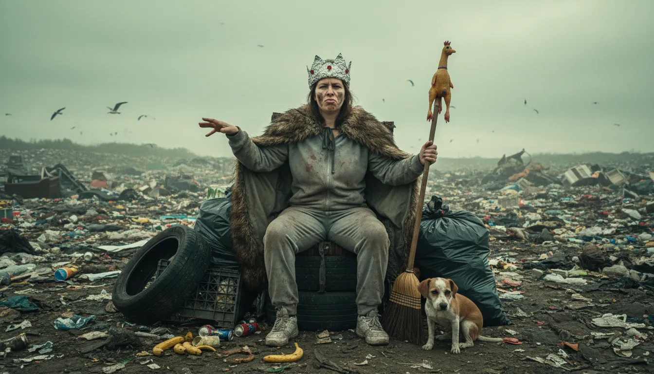 king shit of Turd Island का चित्र: Someone who feels very important or superior.