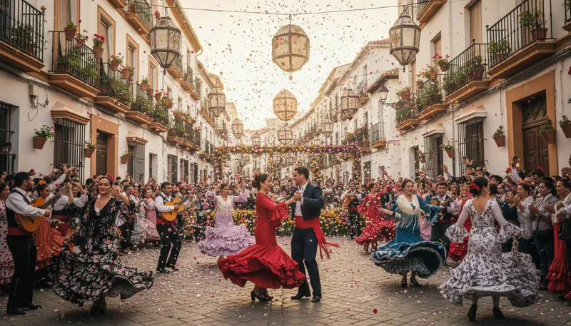 Illustration of andalusia: a region in southern Spain known for culture.