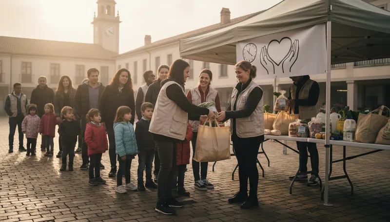 Illustration of distribute: To give out or spread something to others.