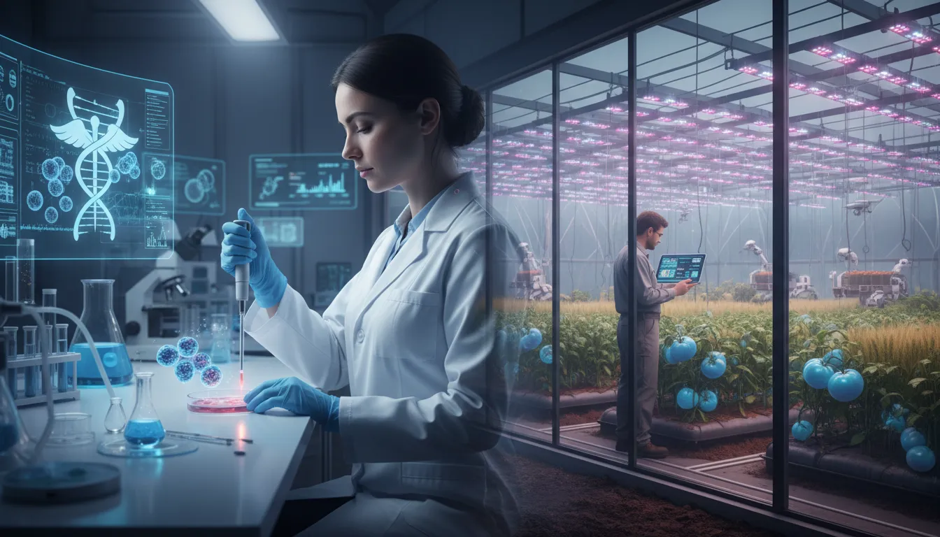 ภาพประกอบของ biotechnology: genetic manipulation for practical uses