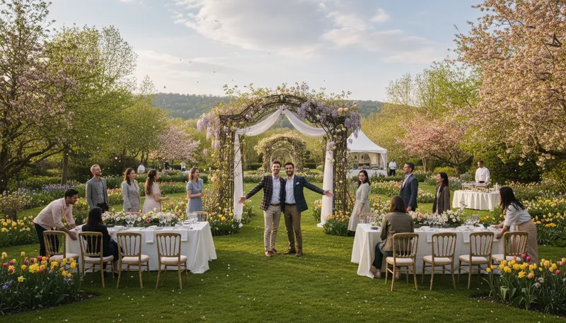 Illustration of nuptial: Related to marriage or wedding ceremonies.
