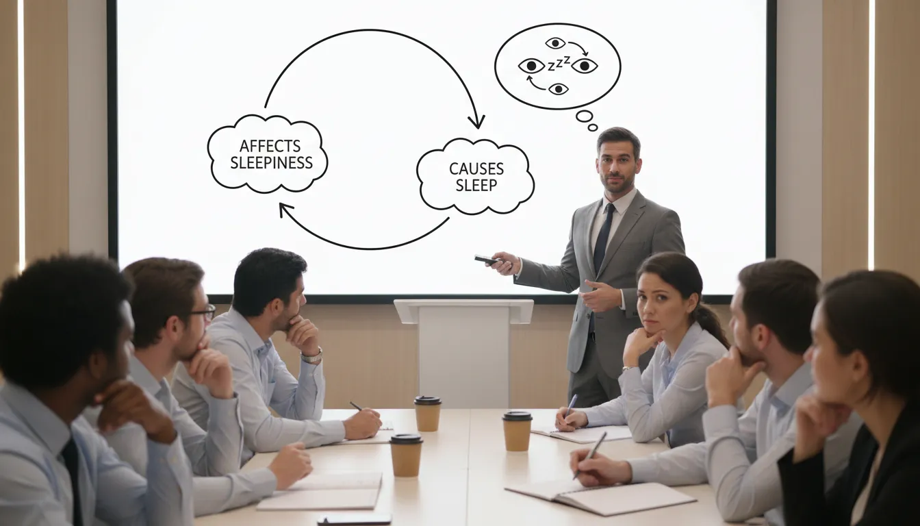 Illustrazione di dormitive principle: an explanation that just repeats the effect