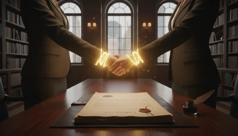 Illustration of bind: make someone follow a legal duty or rule