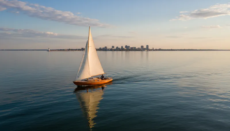 Illustration of erie: Referring to Lake Erie or nearby areas.