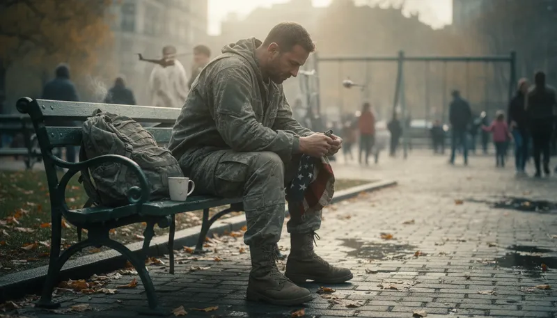 Illustration of ptsd: a mental health condition triggered by traumatic events.