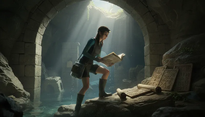Illustration of autem diver: Someone who explores or investigates deeply.