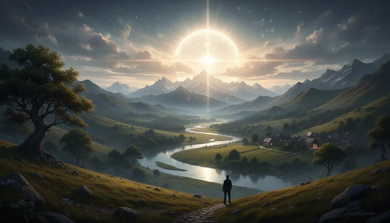Illustration of hyperion: A figure from mythology, often representing light.