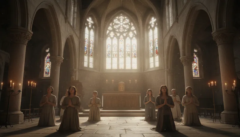 Illustration of holiness: The quality of being sacred or divine.