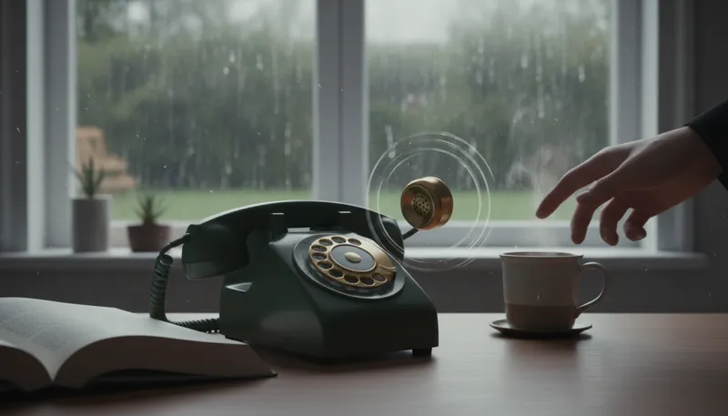 Illustration of ring: to make a sound with a bell or phone