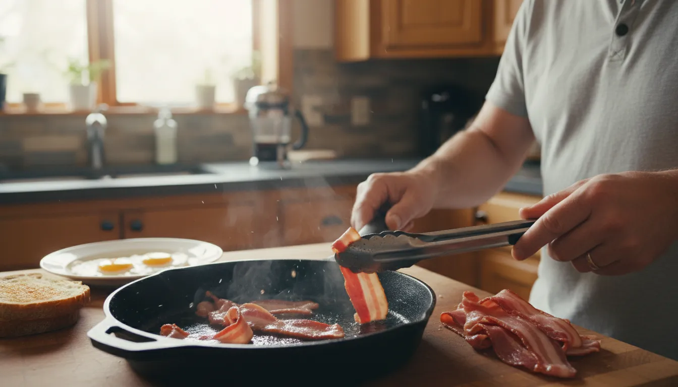 macon 일러스트: bacon made from the meat of a sheep