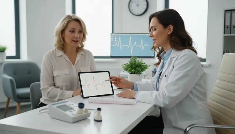 Illustration of fibrillation: Rapid, irregular heartbeat causing ineffective pumping.