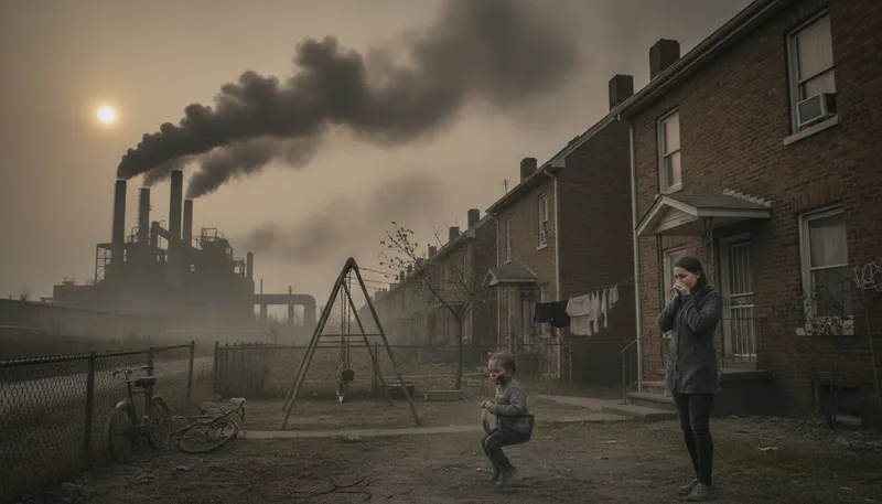 Illustration of externalities: Side effects of an economic activity.