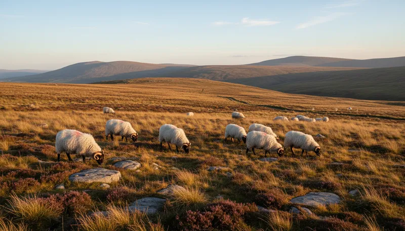 Illustration of fell: a barren highland or hill