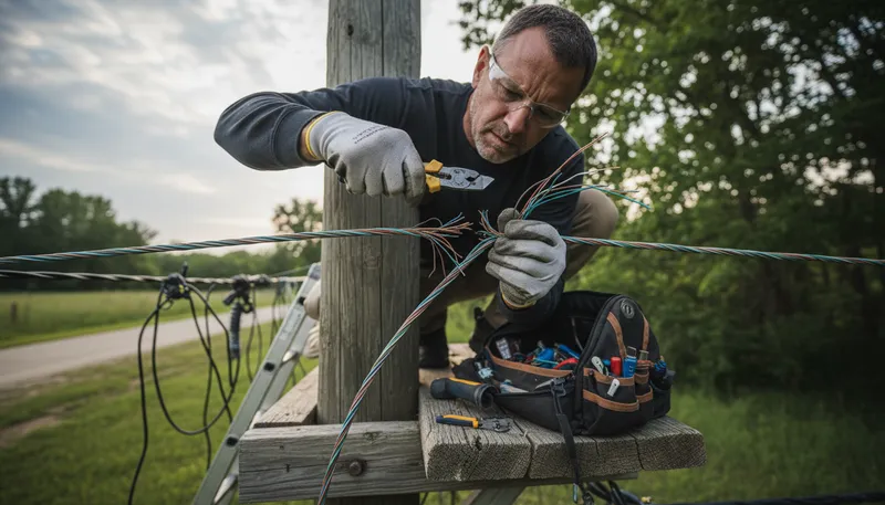 Illustration of bent on a splice: Determined to connect or join things.
