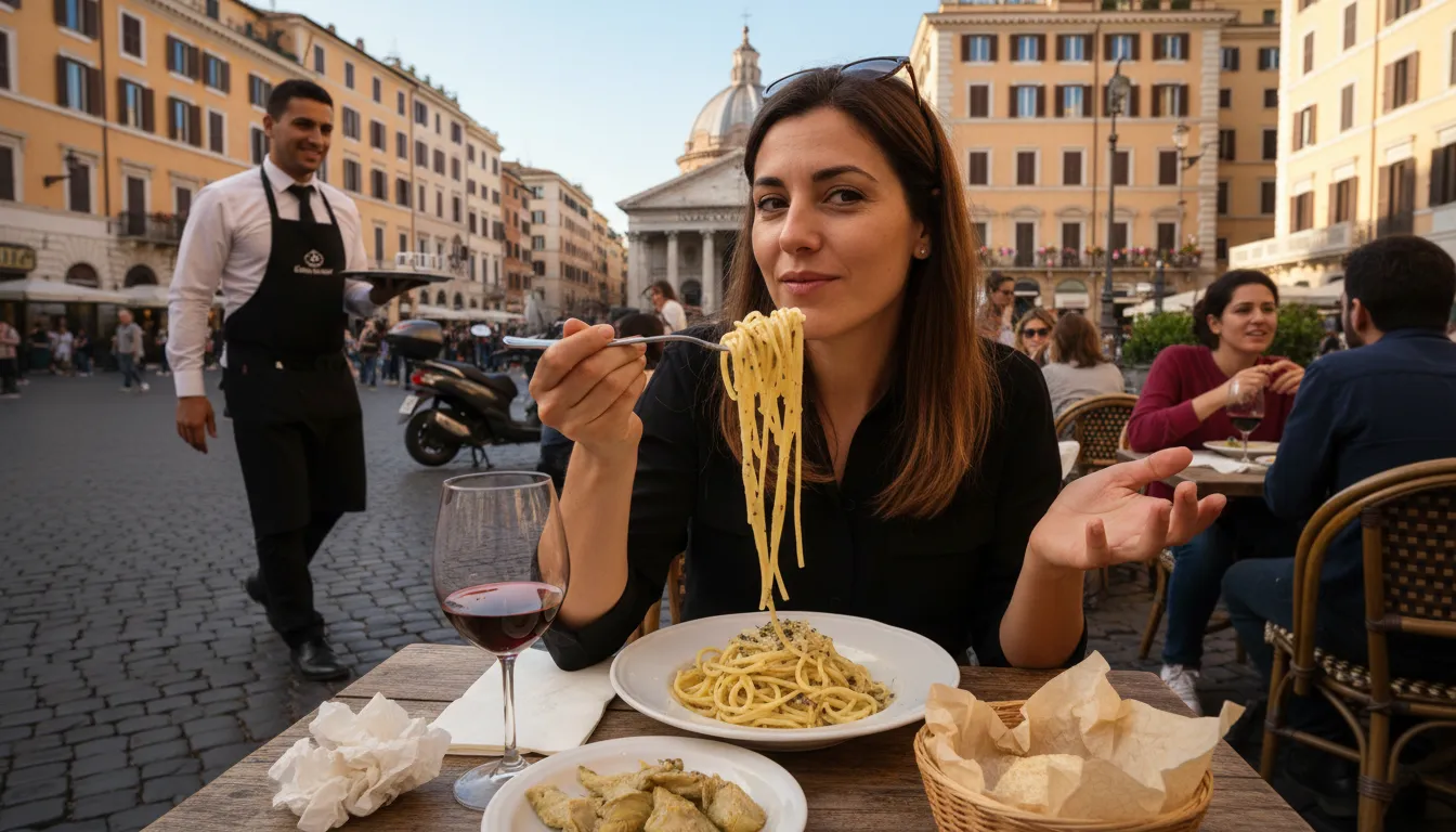 Иллюстрация when in Rome: adapt to local customs when visiting