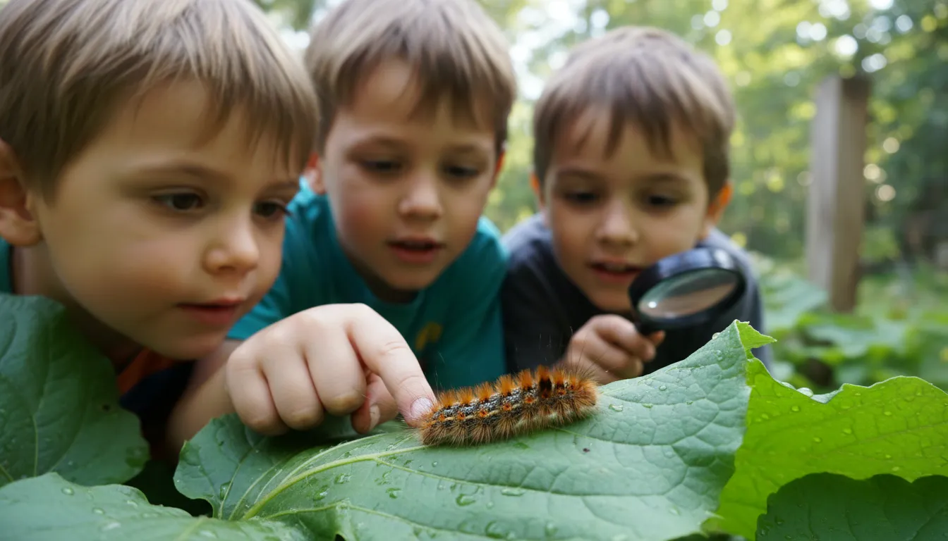 hairy molly का चित्र: a fuzzy and hairy caterpillar