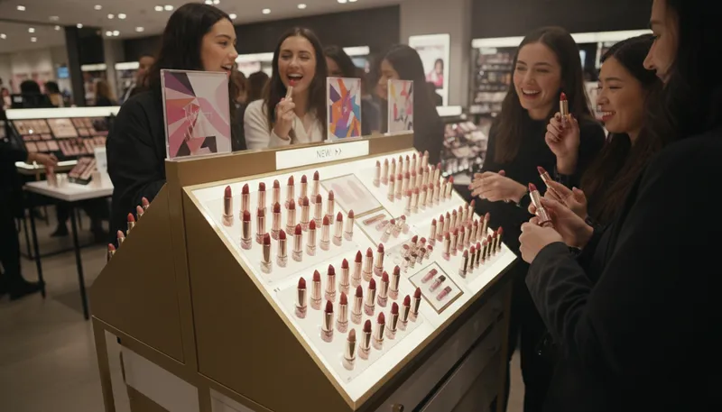 Illustration of maybelline: A popular cosmetics brand.