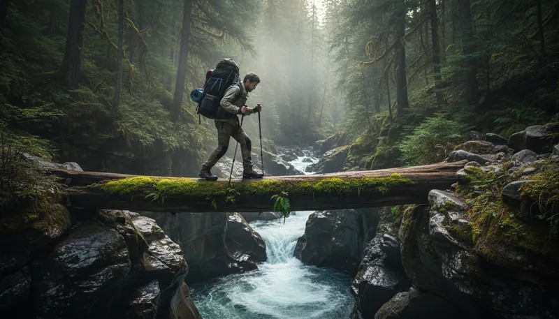 Illustration of ravine: A deep, narrow valley usually with steep sides.