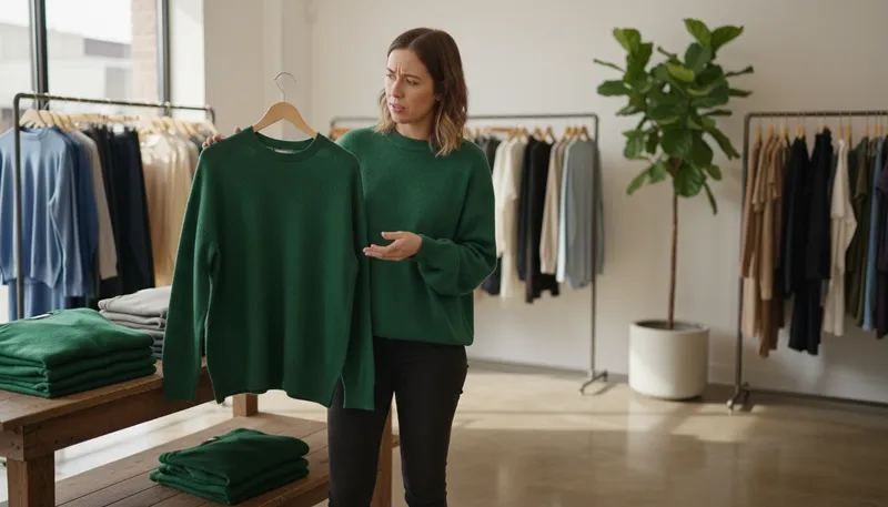 Illustration of is there a smaller size: asking for a smaller clothing size