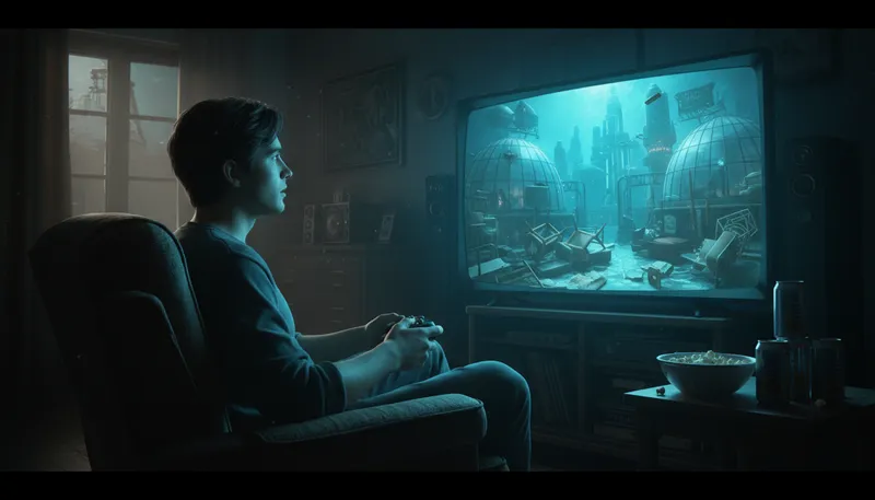 Illustration of bioshock: A popular video game series.
