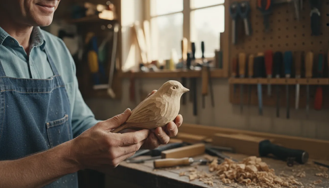 work with one's hands का चित्र: To engage in physical labor or craftsmanship.