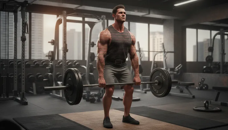 Illustration of built like a brick shithouse: very strong or well-built