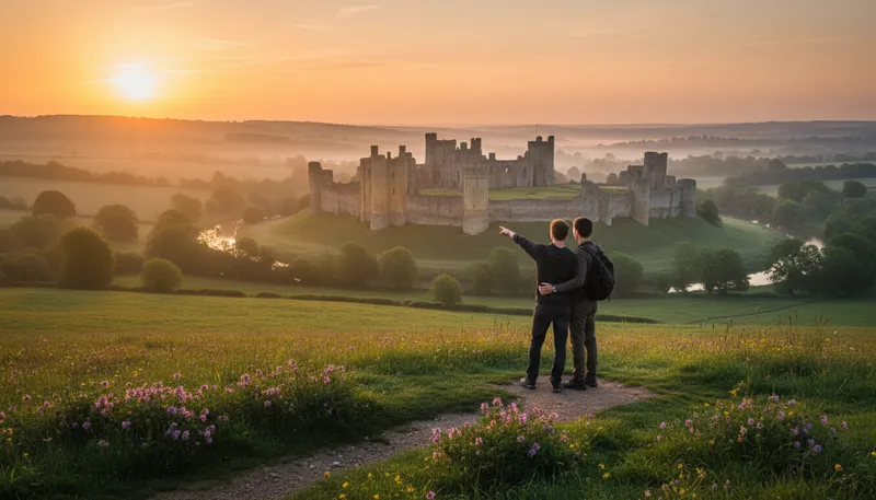 Illustration of kenilworth: A town in England or a historic area.