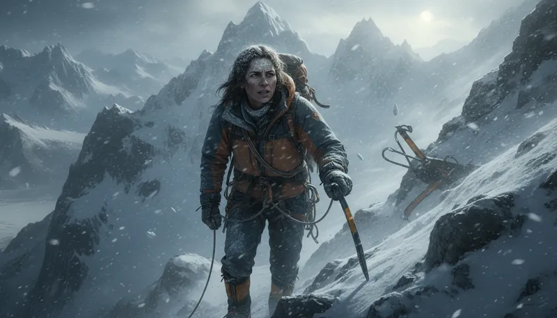 Illustration of fortitude: Courage in facing difficulties.