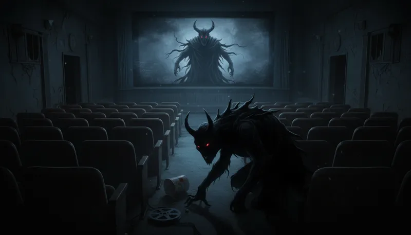 Illustration of demonic: Relating to evil spirits or demons.