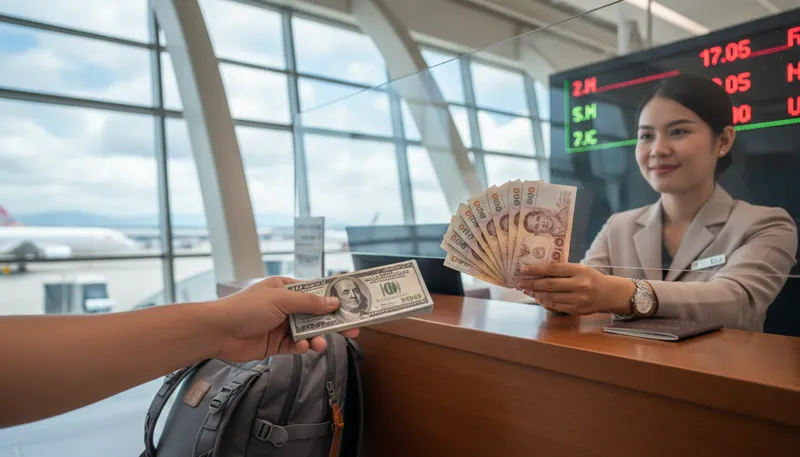 Illustration of baht: The currency used in Thailand.