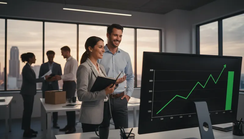 Illustration of in the black: having a positive financial status