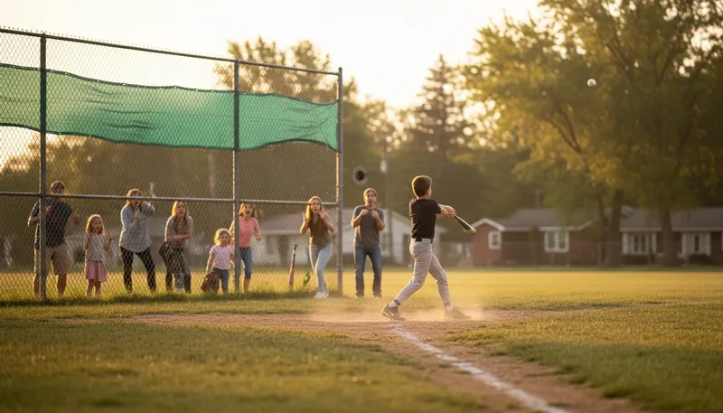Illustration of baseball: A game played with a bat and ball.