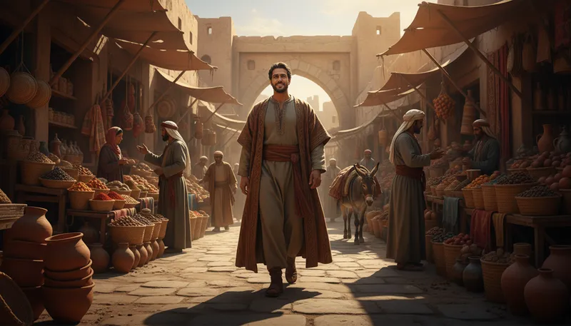 Illustration of ibn: A prefix meaning 'son of' in Arabic.