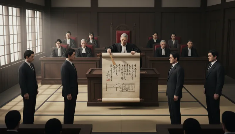 Illustration of ito: Japanese legal term for a legal principle