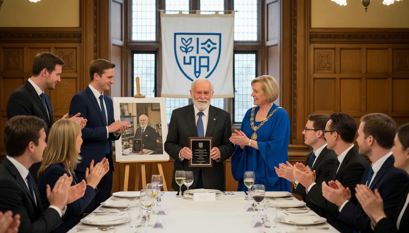 emeritus 일러스트: A retired professor with honorary status.