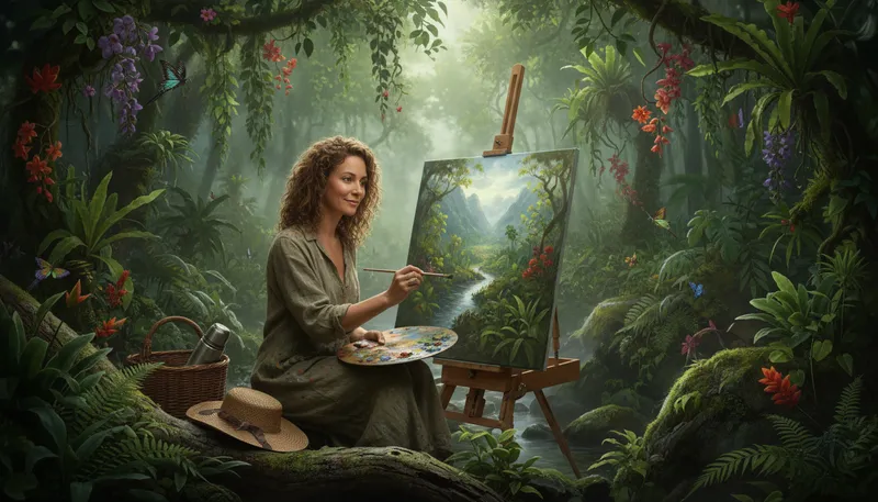 Illustration of natura: Latin word meaning nature or natural world.