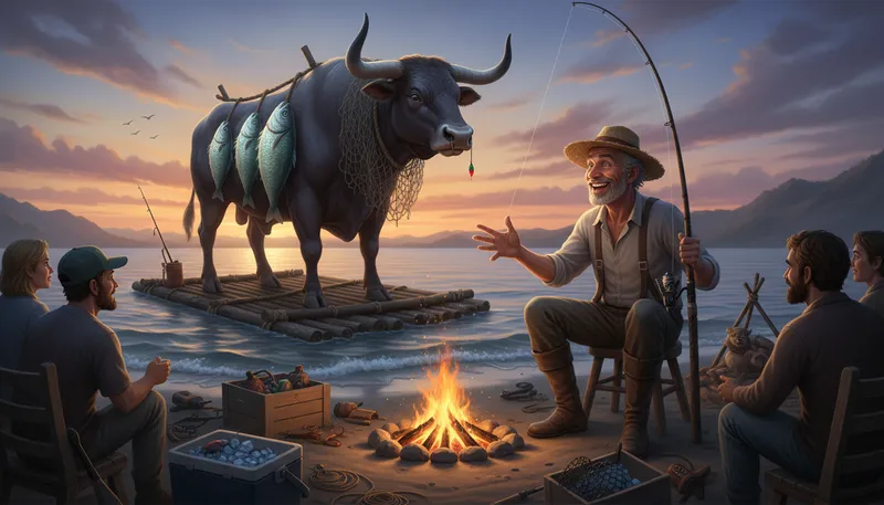 Illustration of bull: bluff or exaggeration
