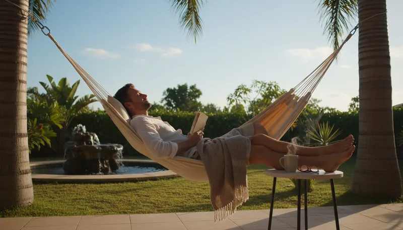 Illustration of downtime: a period of inactivity or rest.
