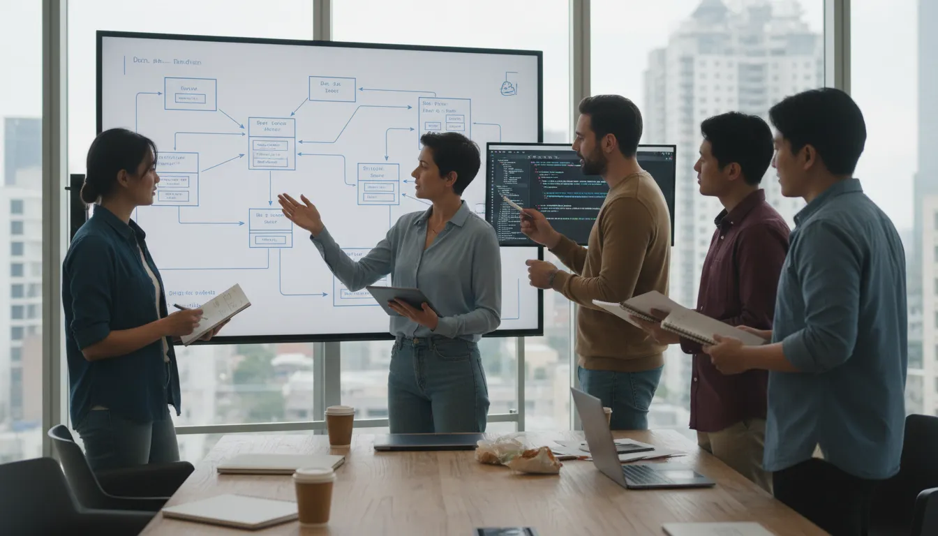 Illustration von DDD: an approach focused on data-driven development
