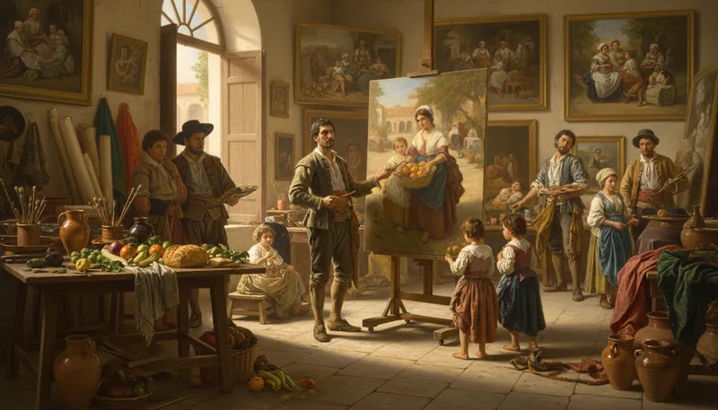 Illustration of murillo: A surname associated with famous artists.