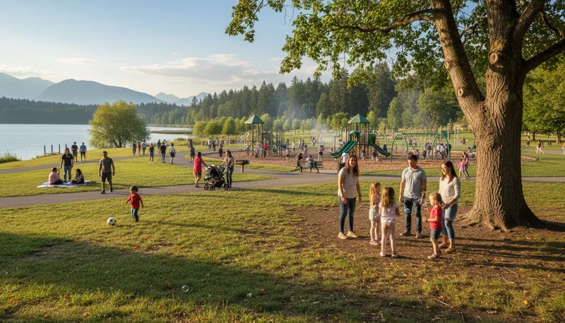 Illustration of burnaby: A city in Canada near Vancouver.