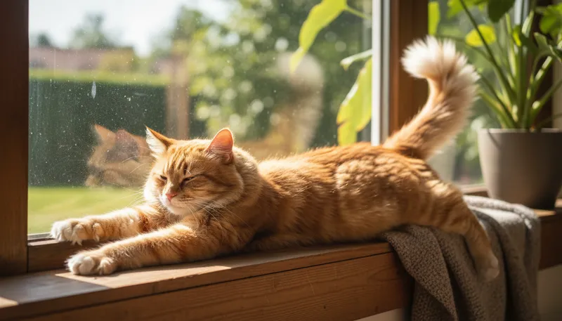 Illustration of lazily: In a relaxed or slow manner.