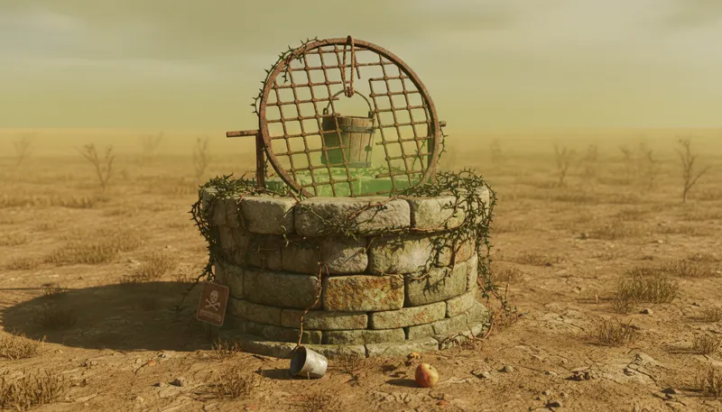 Illustration of arsenic: A toxic element often used in poisons.
