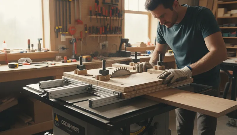 Illustration of jig: a device for guiding a tool precisely