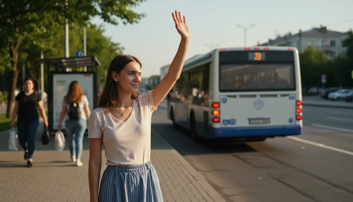 Illustration of bye: A word used when leaving someone.
